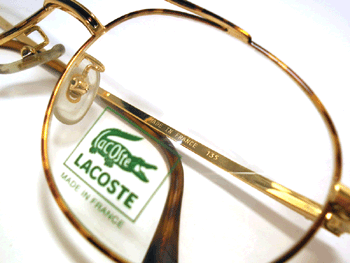 LACOSTE(ラコステ)ビンテージメガネフレーム。製造終了メガネ。